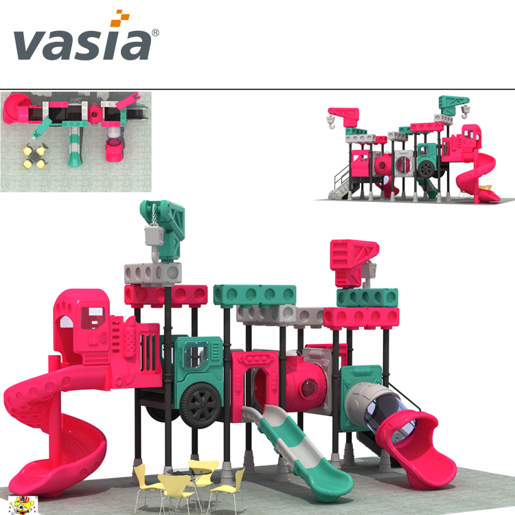 Vasia New Plastic Outdoor Playground products for Kids VS2-151031-32