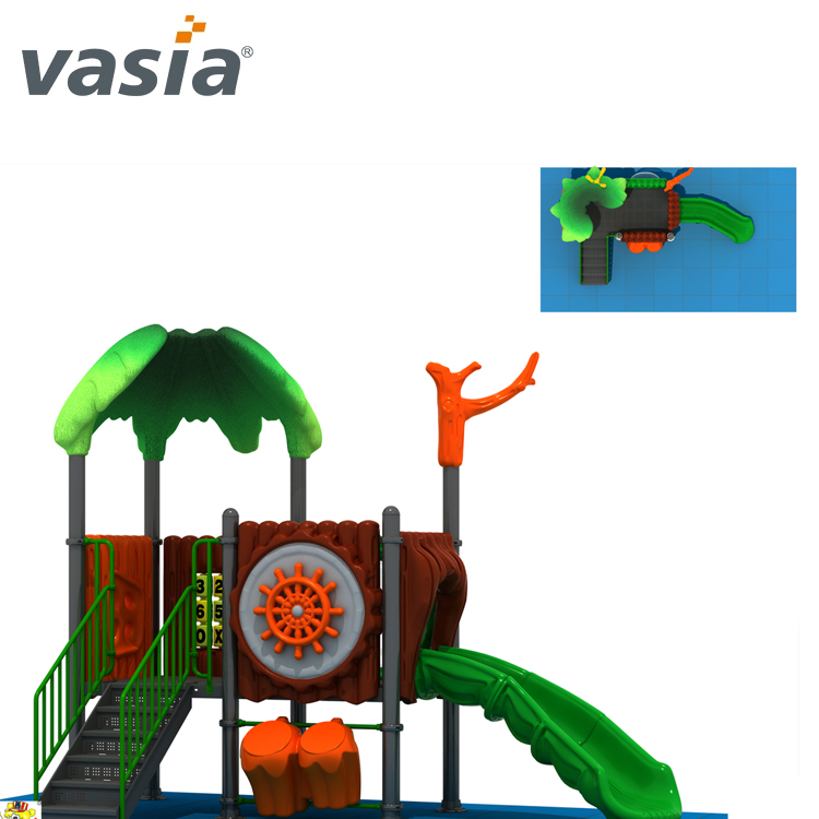 Vasia Kids amusement park with big slides for sale VS2-151112-32