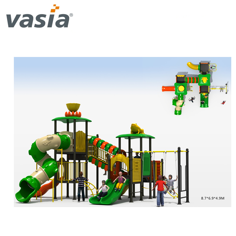 Best-selling professional Plastic outdoor play playground for Children VS2-170328-32