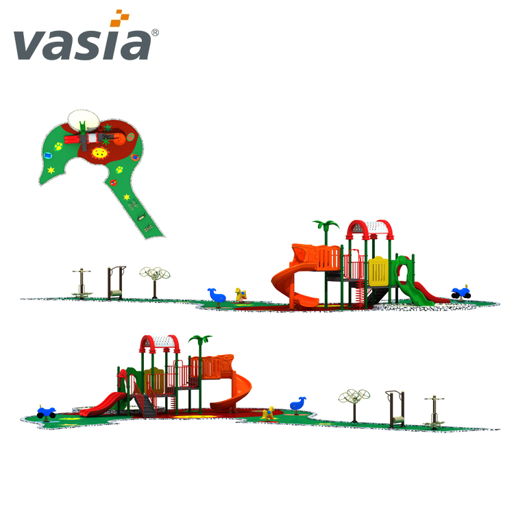 Modern soft chidren outdoor playground amusement slide VS2-170330E-32