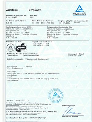 TUV certification 