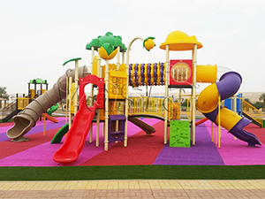 Outdoor playground in Saudi Arabia