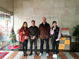 The customers from Turkey visited our factory