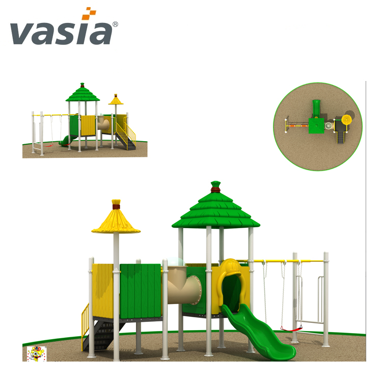Children's game unique creative kids outdoor plastic playground slides VS2-160108-32