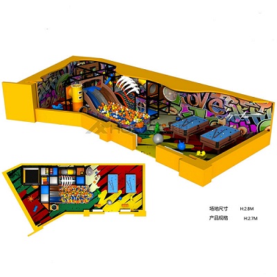  Children Indoor Playground VS1-161221-118A-33B 